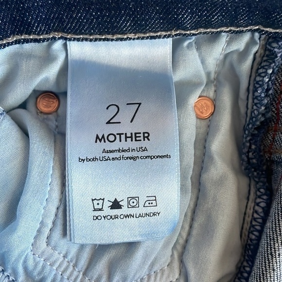 MOTHER Insider Crop Step Fray Speed Racer size 27 - Picture 7 of 10